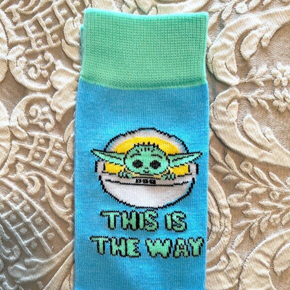 Star Wars Mandalorian & Din Grogu (Baby Yoda) Print Socks! - Picture 6 of 16
